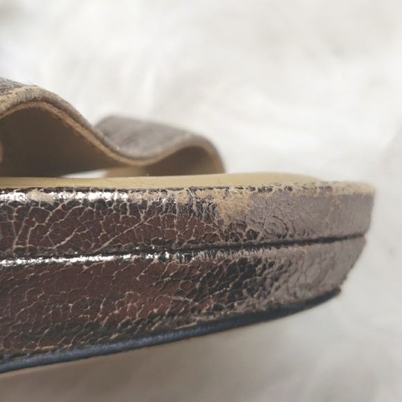 Bcbgmaxazria Heels ming1 9 sandals metallic pewter silver - Picture 7 of 13